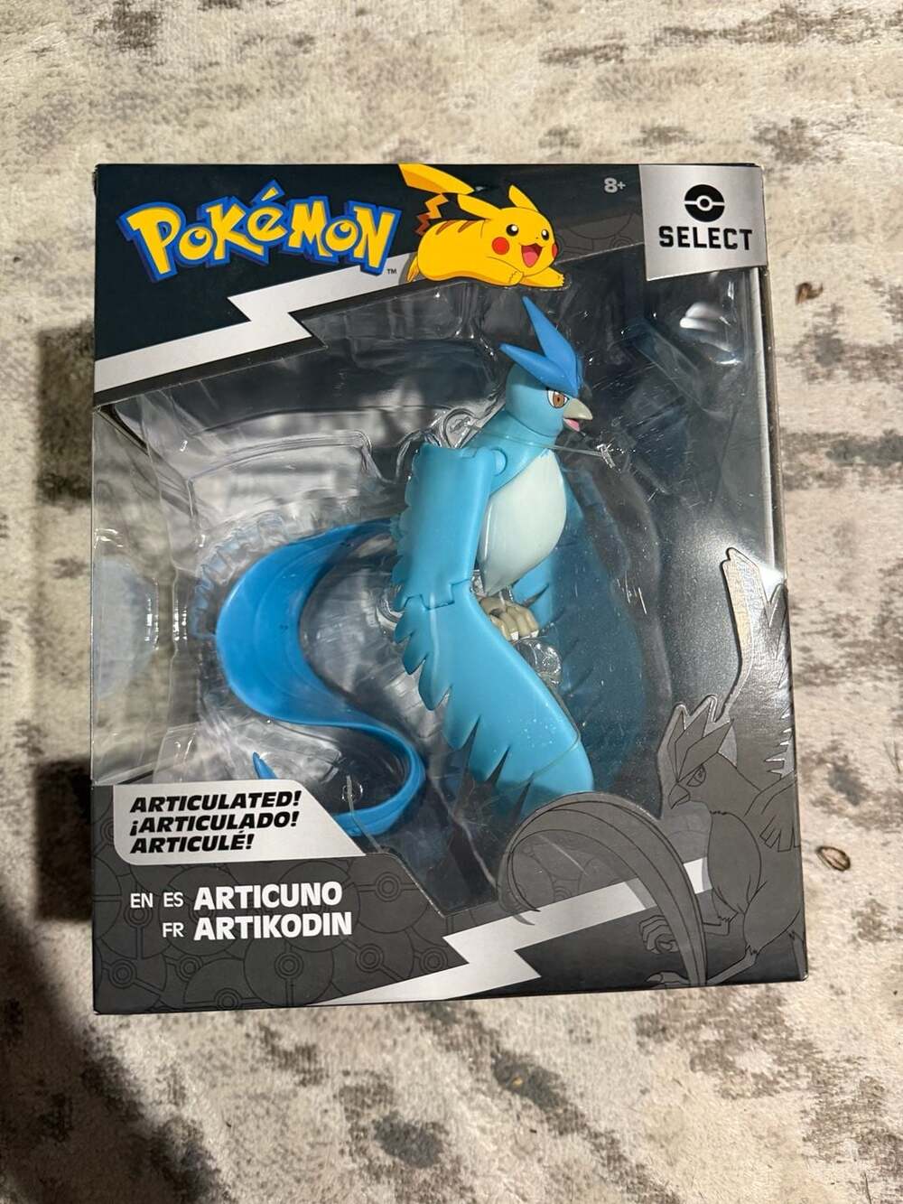 Jazwares Pokemon Select Series 1 Articuno 6-Inch Super-Articulated Action Figure